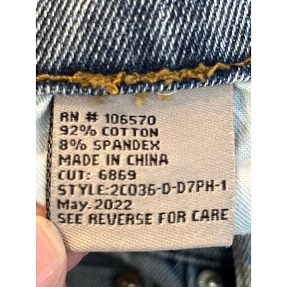 Tractr NEW Girls High Rise Weekender Distressed Blue Jeans Size 16 - Picture 7 of 10